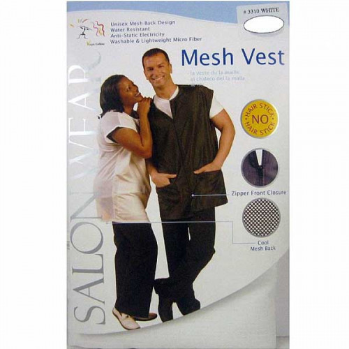 Vogue Gallery Mesh Vest  Black 2XL #3303